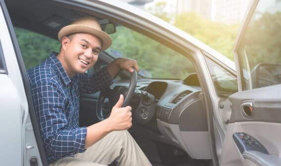 Carsome customer with a purchased vehicle