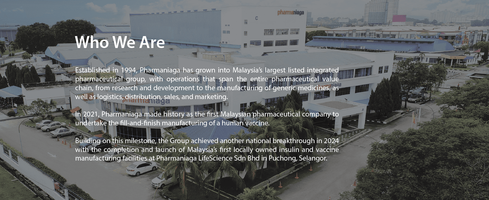 Pharmaniaga manufacturing facility